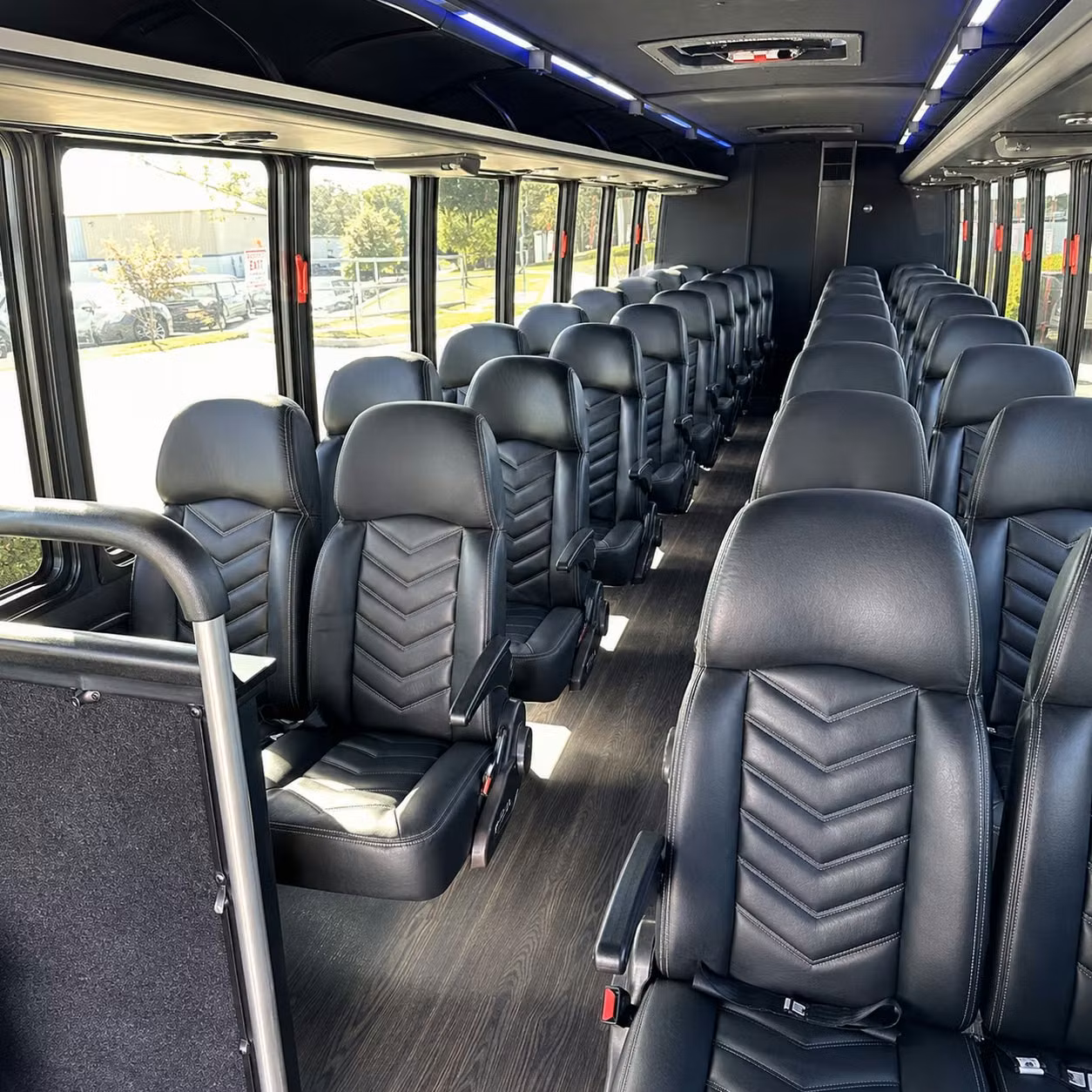 25 passenger minibus inside