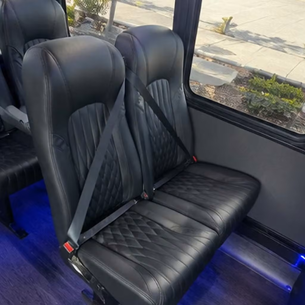 25 passenger minibus interior