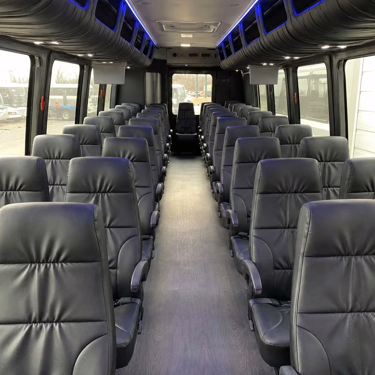 30 passenger minibus inside