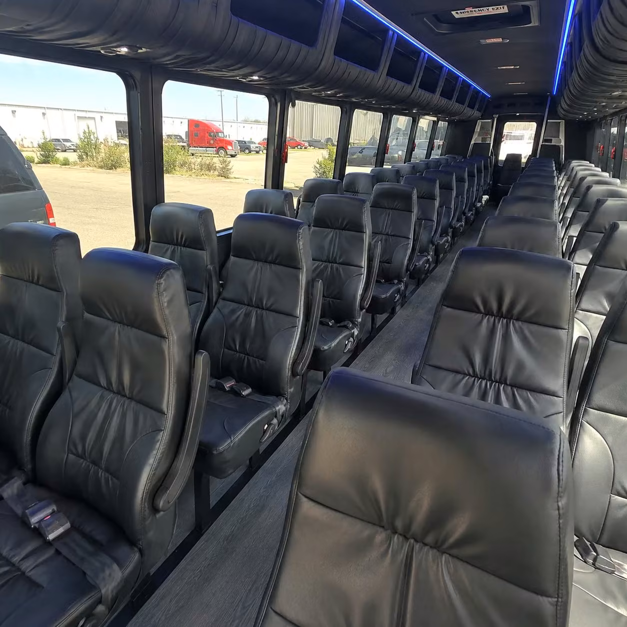 35 passenger minibus inside